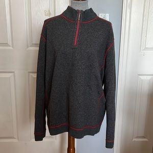 EUC Tommy Bahama Reversible Half Zip
